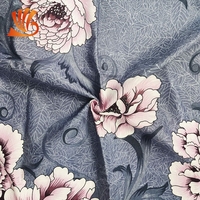 Vente en gros oem disperser personnalisé microfibre twill 100% polyester textile floral 3d tissu imprimé pour drap de lit