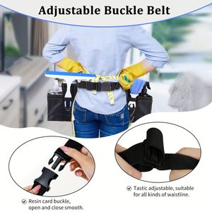 <b>Tool</b> Pouch Waist Bag Window Washing Cleaners Portable Housekeeping <b>Tool</b> <b>Belt</b> - Product Image 6