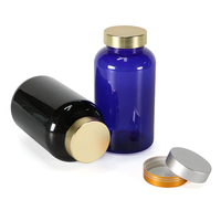 La couleur de l'approvisionnement direct du fabricant peut personnaliser la bouteille d'animal familier de capsule de comprimé