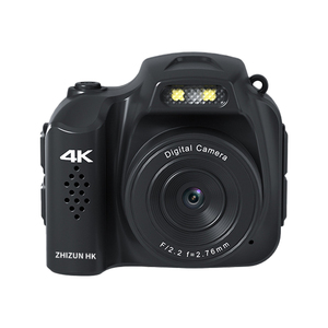 Cámara Digital ZHIZUN HK 4K Mini Estilo DSLR con Pantalla de 2"-3", Embellecimiento por IA y Batería Recargable - Compacta, Ideal para Estudiantes, Color Negro - Product Image 1