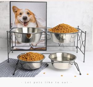 Bol pour chien de haute qualité, pour aliments et eau, support en fer forgé, pour chiens - Product Image 6