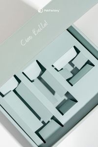 Boîte en carton personnalisée avec coussin d'air, insert en carton haute qualité pour produits bas, style livre, avec compartiments et diviseurs - Product Image 6