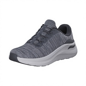 Chaussures de sport ultra-légères pour hommes, grande taille, respirantes, à lacets, avec soutien de la voûte plantaire et absorption des chocs - Product Image 1