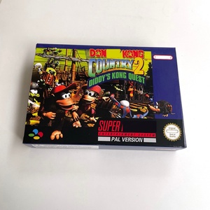 ตลับเกม Kong Country 1 2 3 (ประหยัดแบตเตอรี่) 16 บิต สำหรับเครื่องเล่นวิดีโอเกม SNES เวอร์ชั่นยุโรป NTSC - Product Image 3