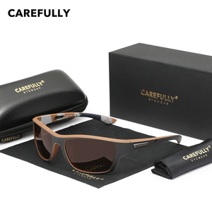 SOIGNEUSEMENT à la mode UV400 lunettes de soleil de sport pour hommes femmes cadre rouge lunettes d'ombre polarisées TR90 lentille pour les voyages en plein air-769 - Product Image 3