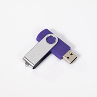 Flashdisk USB Multi Warna Putar 4gb 8gb 16gb Metal USB Stick 32gb Pendrive USB 2.0 Pen Drive U Disk