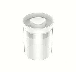 0.3L đẩy bơm nắp chân không thủy tinh ngũ cốc container Dispenser kín hộp thực phẩm an toàn vật liệu hâm nóng khô thực phẩm lưu trữ container - Product Image 1