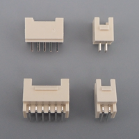 Connecteur de puce à broches droites/courbées PHB 2.0mm à double rangée 2x2/3/4/5/6/7/8 P en bronze phosphoreux pour instruments de précision et circuits imprimés