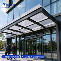 Plaque alvéolaire en polycarbonate X-Grid à cinq parois, stabilisée aux UV, pour la construction de toitures et de puits de lumière