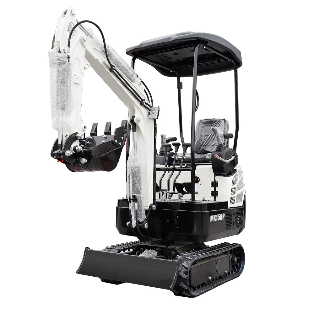 2.0 1.5 1.0 Ton Compact Electric Excavator with EPA /CE /Euro 5 Approval with 4-in-1 Bucket