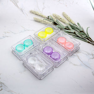 Estuche de Viaje para Lentes de Contacto y <span class=keywords><strong>Gafas</strong></span>, Contenedor Rectangular de Plástico con Pinzas y Estuche para Accesorios - Product Image 6