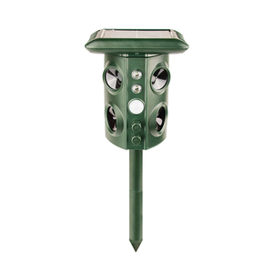 Năng lượng mặt trời động vật <span class=keywords><strong>Repeller</strong></span> PIR cảm biến cảm ứng Ngọn lửa đèn siêu âm động vật <span class=keywords><strong>Repeller</strong></span> cho chó Chuột hoang dã Fox gấu trúc Chồn Hôi - Product Image 1