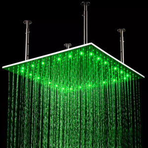ODM 20 Inch Modern 304 Stainless Steel Thickened LED Rain <strong>Shower</strong> Head with 3 Color Changing <strong>Light</strong> <strong>for</strong> Bathroom <strong>Shower</strong> Room - Product Image 3