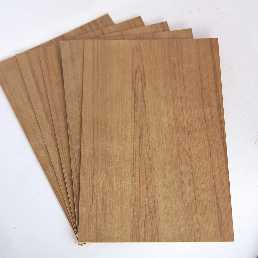 Paneles de madera contrachapada laminada para armario de cocina, madera de teca de cerezo