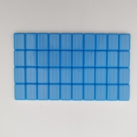 Tuiles de Mahjong Américaines Bleu Carmin Personnalisées, Nouveau Design Moderne de Luxe, pour l'Entretenissement par les Jeux d'Échecs et de Cartes