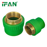 IFAN Fabrication Plastique 20-160mm Tube D'eau PPR Connecteur Injection PPR Raccord De Tuyau Filetage Mâle Raccord PPR