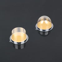 Hengmaster Mini boîtes à dessert en plastique transparent pour cupcakes et muffins pour emballage de gâteaux et bols en forme de dôme