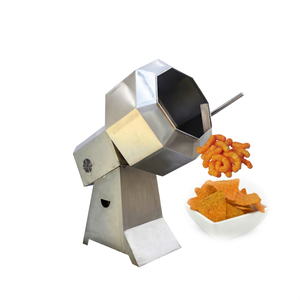 Machine automatique continue d'assaisonnement de frites de pommes de terre, de snacks en poudre, de maïs soufflé, de nourriture, équipement d'assaisonnement à vendre - Product Image 1