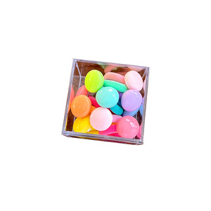 Fascette per <span class=keywords><strong>capelli</strong></span> colorate Candy knocker ball hair bobbles 1 scatola 10 pezzi supporto per coda di cavallo con palline per bambini - Product Image 2