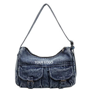 Nouvelles tendances Shopping luxe canal femmes sac à main dames filles fourre-tout Denim sacs à bandoulière doux et Durable-accessoire à la mode - Product Image 1