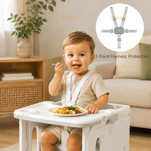 Chaise haute multifonctionnelle convertible pour bébé, chaise de repas pour enfants, table d'étude, table de construction, fabricant OEM ODM - Product Image 6