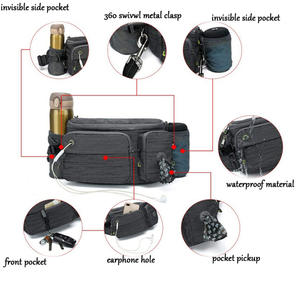 높은 품질 패니 팩 실행 조깅 산책 하이킹 허리 가방 개 산책 숨겨진 병 홀더 - Product Image 3