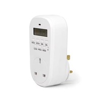 ManHua 16A 230VAC 168 Saatlik Takılabilir Elektronik Mini Dijital Zamanlayıcı Anahtarı TG-44EL 20 Açma 20 Kapama Pil Şarj Edilebilir Priz