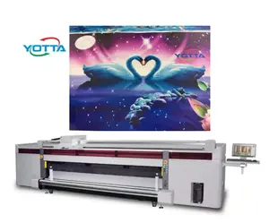 Shenzhen 3.2M High Speed Embossing Effect Gen5 Heads Roll to Roll UV Printer for Wall Printing