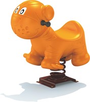 Manège à ressort en forme de tigre pour enfants, jouet d'amusement extérieur en plastique, balançoire à ressort pour enfants