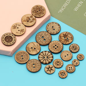 กระดุมเปลือกมะพร้าวทรงกลม ลายสอง<span class=keywords><strong>ตา</strong></span>และสี่<span class=keywords><strong>ตา</strong></span> สำหรับงาน DIY ขายส่งจากจีน - Product Image 3