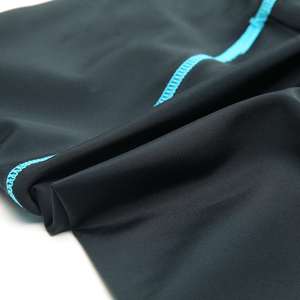Shorts de cyclisme personnalisés pour femmes, rembourrés, color-block, anti-humidité, avec impression silicone, en Spandex et Polyester, coupe ajustée, longueur courte, pour le vélo - Product Image 5