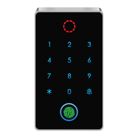 Système de contrôle d'accès extérieur économique par empreinte digitale, clavier RFID tactile, ouvre-porte, étanche IP66, boîtier ABS
