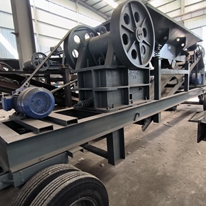 Concasseur à mâchoires mobile à moteur diesel 5,5 kW pour le traitement du granit en carrière, marque Hengtong, haute efficacité, technologie de pointe, longue durée de vie - Product Image 4