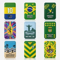 Étui de téléphone et portefeuille pour équipe nationale de football, coffret cadeau assorti, merchandising personnalisé pour supporters de football, directement de l'usine