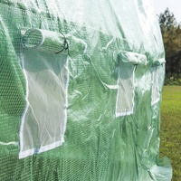 Serre de jardin, couverture en maille PE anti-gel, protection hivernale des plantes, serre avec porte à fermeture éclair