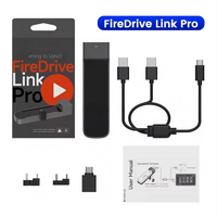 Adaptateur FireDrive Link Pro pour CarPlay filaire vers Android Auto sans fil avec vidéo 2K pour voiture, compatible Netflix, YouTube, TikTok