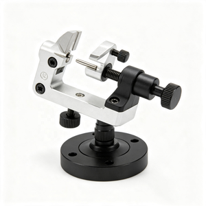 Étau de montage de mouches usiné CNC de précision, étau de montage de mouches en métal sur mesure pour la fabrication de leurres de pêche, mâchoires en acier trempé, base rotative - Product Image 1