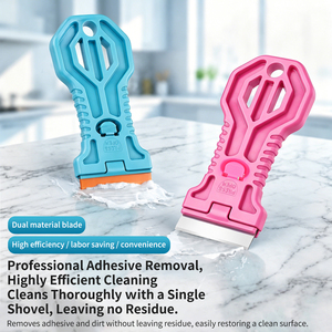 Fast Delivery Glass Cleaner Scraper Ceramic Floor Remover Cleaning Scraper with Razor Blade Glass Cooktop Scraper - Product Image 2