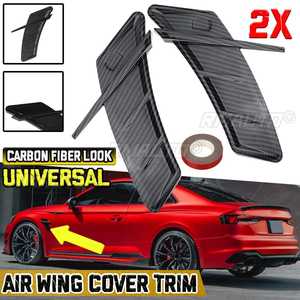 Cache d'aération latérale de pare-chocs noir/aspect fibre de carbone pour Mercedes-Benz W205 W204 W203 W211 W212 - Product Image 1