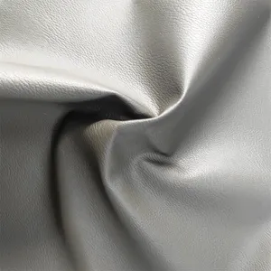 Yumuşak elastik sentetik PU konfeksiyon deri bayan elbise elbise ceket
