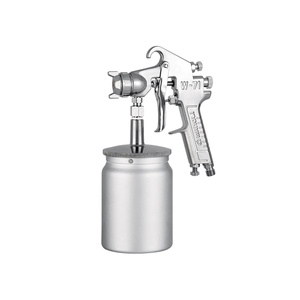 Pistola de Pulverización Neumática de Alta Atomización W-71 para Muebles y Sillas, Pulverizador de Pintura y Barniz de Doble Recipiente - Product Image 1