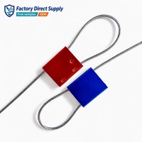 Scellé de câble en acier et aluminium YSD avec verrouillage inviolable pour la protection des conteneurs et des marchandises