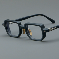 Lunettes en acétate rétro MS YL5803 pour femmes, monture sensorielle faite à la main, lunettes élégantes, monture optique sur ordonnance, style élégant