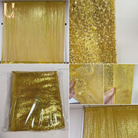 Panneau de toile de fond en maille à paillettes dorées Uvenue, rideau scintillant pour scène, fête, photomaton, événement