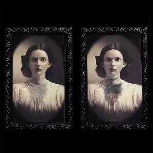 HLC personnalisé Halloween effrayant enfants femmes 3D image en mouvement accessoires d'horreur pour la maison décorations fête nouveautés pour château maison - Product Image 1