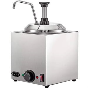 Máquina Eléctrica de Acero Inoxidable de una Sola Olla para Derretir Chocolate <span class=keywords><strong>y</strong></span> Dispensador de Queso para Nachos - Product Image 2