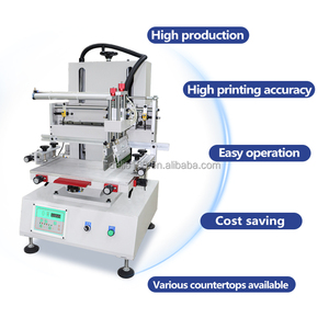 Dễ dàng vận hành bằng tay bán tự động mục đích kép máy in màn hình phẳng Điều kiện Mới Máy tính để bàn máy in áo thun - Product Image 4