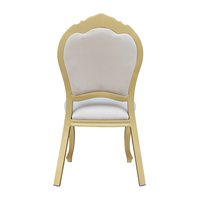 Chaise Chiavari Moderne en Aluminium Doré pour Hôtels et Banquets, Chaise de Salle à Manger avec Cadre en Aluminium, Chaises de Mariage Louis de Luxe Populaires pour Événements