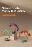 Mini Arbre de la Fortune en Cristal Sept Couleurs Fait Main avec Gravier Coloré, Ornement de Bureau, Cadeau de Pendaison de Crémaillère StrongHorse Bulk