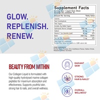 Sachets de collagène liquide aux baies mélangées, 14 bâtonnets, formule aux peptides de collagène marin pour une nutrition beauté quotidienne, fournisseur personnalisé